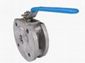 Italian type thin ball valve