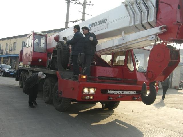 used truck crane:Tadano tg550e 5