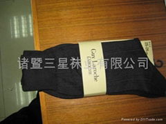 Mercecized cotton socks