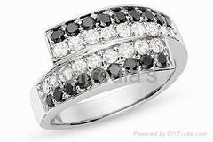 Black Diamonds Ring