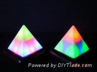 LED pyramid light