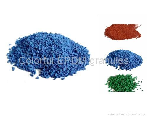 Color EPDM granule artificial grass infilled