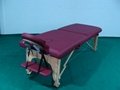 2 Sections Bamboo Massage Table