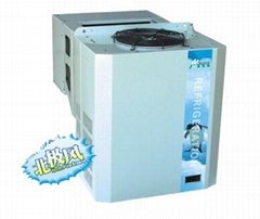 Integral cold storage refrigeration machine