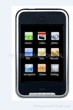 2.8 inch touch screen MP3/MP4 player/1.3M pixels camera & SD slot 