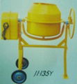 Concrete mixer with gasoline engine