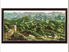 Cross-stitch finished products for Wall Hanging (Great Wall )