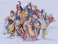 Cross-stitch(Like the Eight Immortals