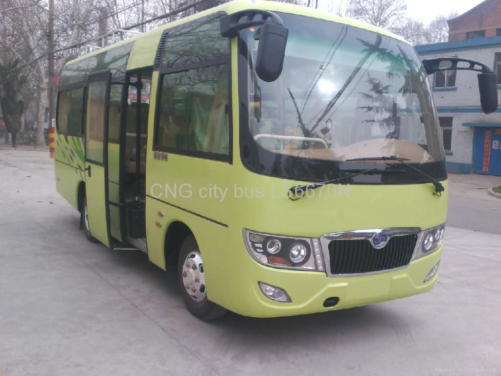 CNG city bus LS6670N 25 seater