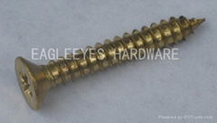 Brass self-tapping screws