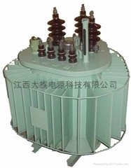 3D Cubic D style roll iron-core oil-immersed transformer