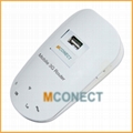 Mobile HSPA router with battery