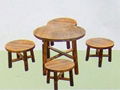 bamboo antique tables and chairs 1