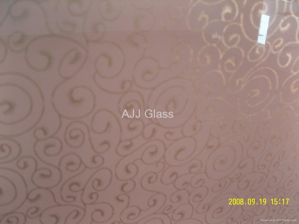 Decorative laminated glass 4