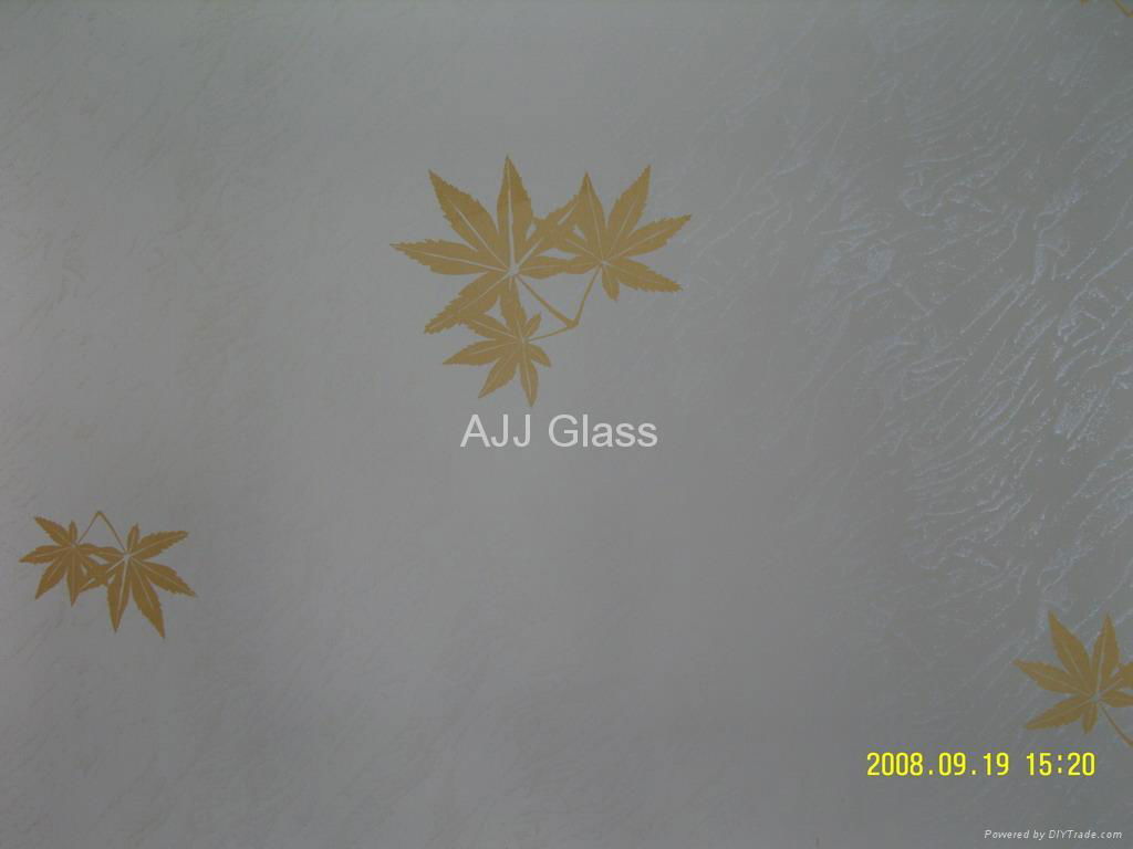 Decorative laminated glass 5