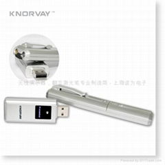 KNORVAY 諾為 V105 2.4G技術 翻頁功能激光筆