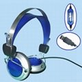 7.1-channel Headset with USB Connector and Surrounded Sound