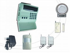 Sixteen zones alarm system