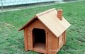 Wooden Dog House pet bed