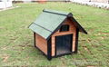 Fancy Wooden Dog House pet bed