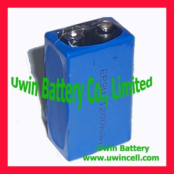 lithium 9V battery 1200mah
