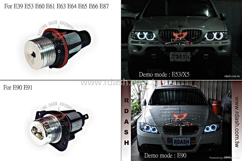 Angel eyes bulbs for BMW E39 E53 E60 E63 E65 E87 E90 E91