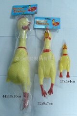 squeaky chicken toy shrilling chicken