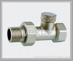 Brass radiator valve 