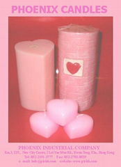 valentine candle