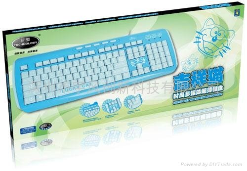 the blue keyboard 2