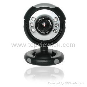 Webcam,PC Camera with microphone and LED light
