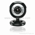 Webcam,PC Camera with microphone and LED light 1