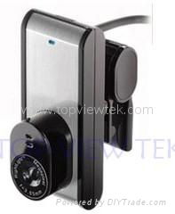 Webcam,PC Camera with microphone and LED light 3