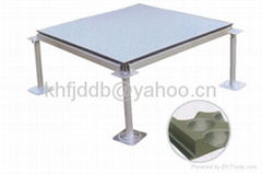 Cement infilled steel raised floor panel (HDG)