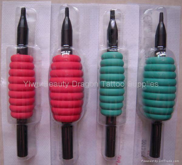 Disposable Tattoo Grips,Silica gel Tattoo Grip