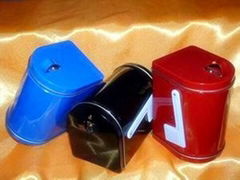 U-shaped tin box