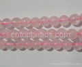 Wholesale Loose beads--rose quartz glass