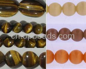 Gem stone ---Tiger eye/cat eye beads