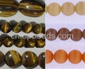 Gem stone ---Tiger eye/cat eye beads 1