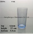 blue tumbler glass