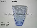 blue tumbler glass