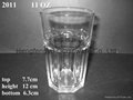 pressed clear GLASS TUMBLER 2