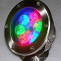 Underwater Power LED Lamp RGB 6w  2
