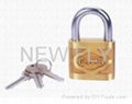 Globe Brand Pressing Brass Padlock