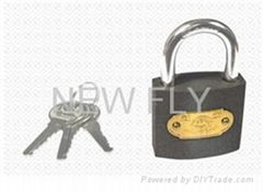 Globe Brand Iron Padlock