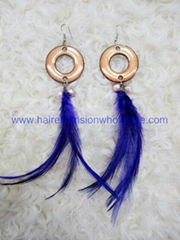 feather ear ring