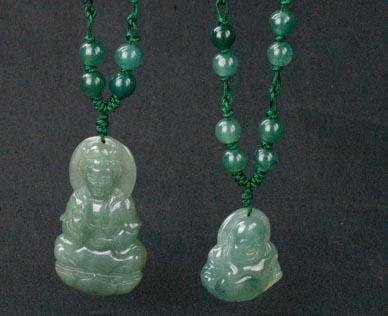 Yellow jade PIXIU   Jadeite  Buddha Pendant 2