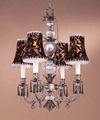 Chandelier with lampshade 2