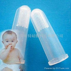 silicone baby toothbrush/silicone infant toothbrush(BRU-005)