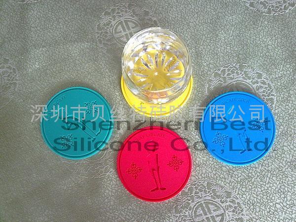 silicone or PVC coaster/cup pad 4